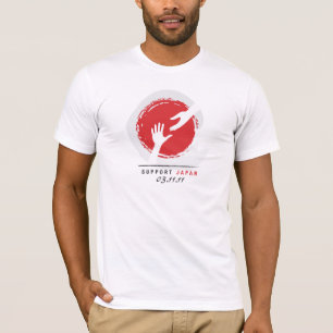 Leihen Sie eine Hand. Stützen Sie Japan. - T-Shirt