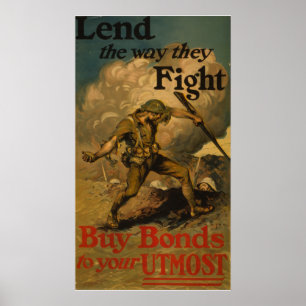 Leihen Sie sich die Art, wie sie kämpfen Poster
