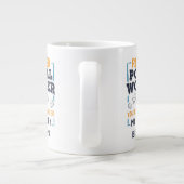 Leihgebühr für Postarbeiter Jumbo-Tasse (Rückseite)