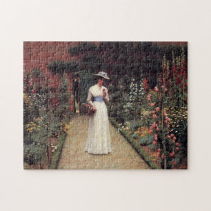 Leihgton Lady in einem Garten Puzzle