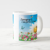 Leihmutterschaft ist Liebe für ein Leben Jumbo-Tasse (Vorderseite Rechts)