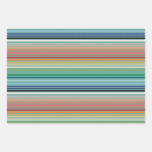 Leihpapier für Streifen Geschenkpapier Set (Vorderseite 3)