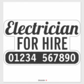 Leihwagen Aufkleber (Blatt)