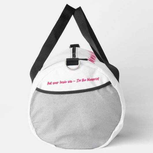 LEIIWAA Gym Bag – "Not Your Basic Sis – I'm the Bl Duffle Bag (Rechts)