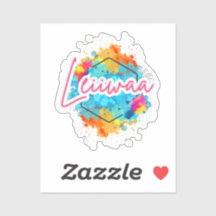 LEIIWAA – Island Girl Power Aufkleber