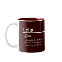 Leila Personalisierter Name Kaffeetasse