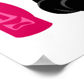 LeiLani das schwarze Labor Poster (Ecke)