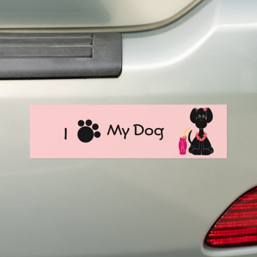 LeiLani der schwarze Labrador Autoaufkleber (Auf Auto)