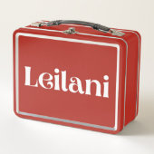 Leilani Metall Brotdose (Vorderseite)