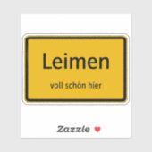 Leimen Aufkleber Sticker Autoaufkleber (Blatt)