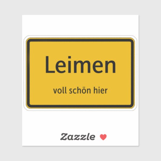 Leimen Aufkleber Sticker Autoaufkleber (Blatt)