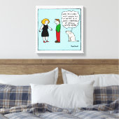 Leine Canvas drucken - schönes Kleid Leinwanddruck (Insitu (Schlafzimmer))