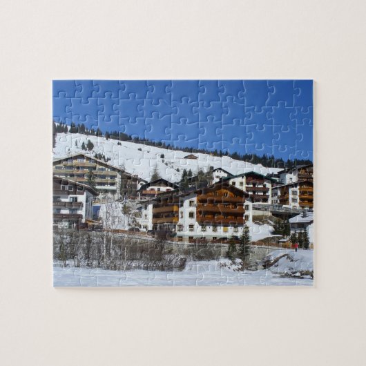 Leine in Österreich im Winter Puzzle (Horizontal)
