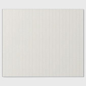 Leinen Beige und Weißer Ringbone Geschenkpapier (Flach)