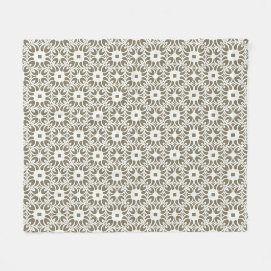 Leinen-Gitter Fleecedecke (Vorderseite (Horizontal))