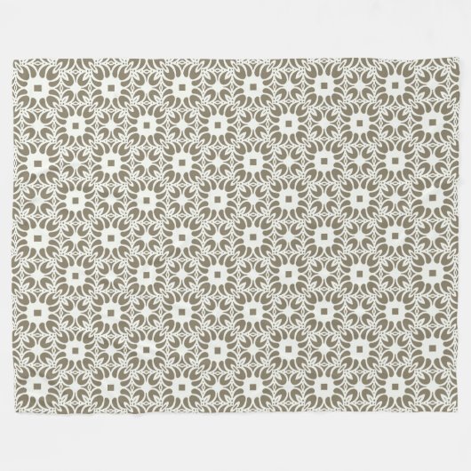 Leinen-Gitter Fleecedecke (Vorderseite (Horizontal))