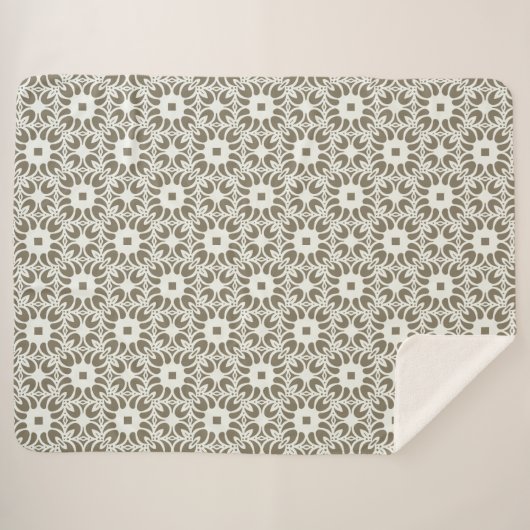 Leinen-Gitter Sherpadecke (Vorderseite (Horizontal))