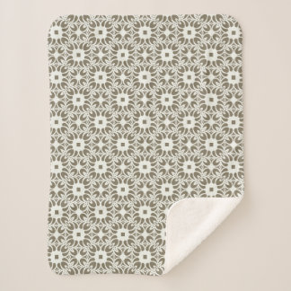 Leinen-Gitter Sherpadecke