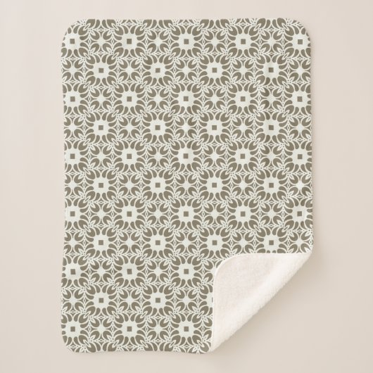 Leinen-Gitter Sherpadecke (Vorderseite)