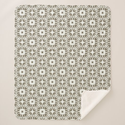 Leinen-Gitter Sherpadecke (Vorderseite)