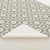 Leinen-Gitter Sherpadecke (3/4)