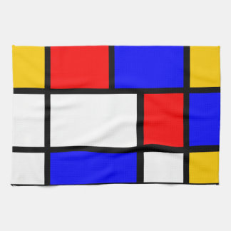 Leinen Haus Stil Mondrian Küchentuch