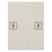 Leinen-Logo-Geschäftsfördermaterial Tischdecke (Vorderseite)