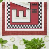 Leinen Look Retro Unterwäsche Küchenhandtücher Geschirrtuch (Gefaltet)