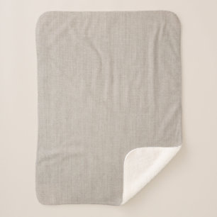 Leinen Sherpadecke