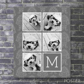 Leinen und graues Instagramm 5 Poster