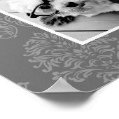 Leinen und graues Instagramm 5 Poster (Ecke)