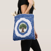 Leinen- und Korktasche Azulejo Tasche (Von Nahem)