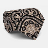 Leinen und Spitzen Krawatte (Gerollt)