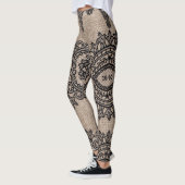 Leinen und Spitzen Leggings (Links)