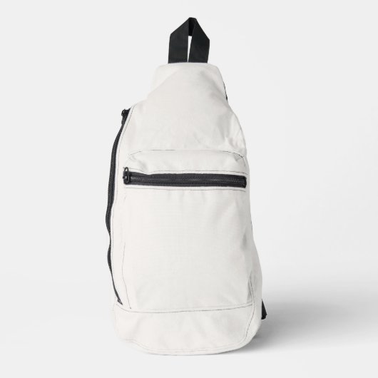 Leinen weiß, cremefarben crossbody bag (Vorderseite)