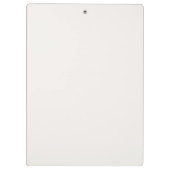 Leinen weiß, cremefarben klemmbrett (Rückseite)