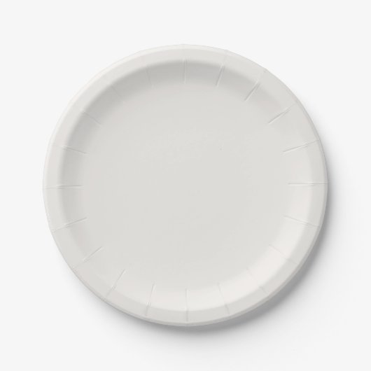 Leinen weiß, cremefarben pappteller (Vorderseite)