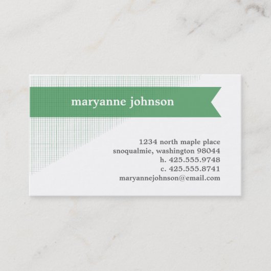 Leinenfahnen-persönliche Telefonkarte Telefonnummerkarte (Vorderseite)