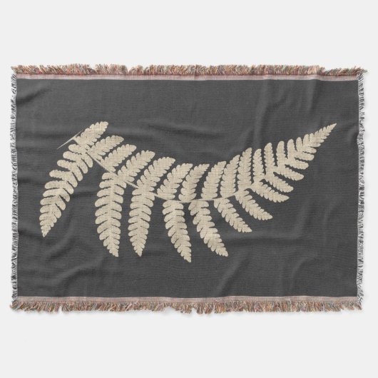 Leinenfarn Decke (Vorderseite)