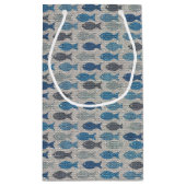 Leinenfische Kleine Geschenktüte (Rückseite)