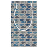 Leinenfische Kleine Geschenktüte (Vorderseite)