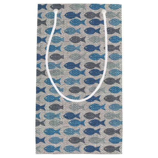 Leinenfische Kleine Geschenktüte (Vorderseite)