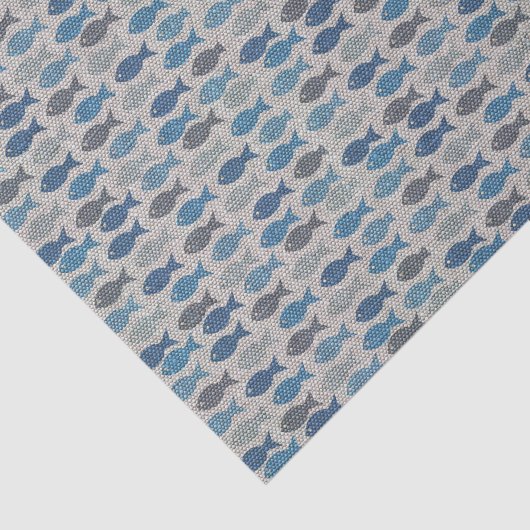 Leinenfische Seidenpapier (Ausschnitt)