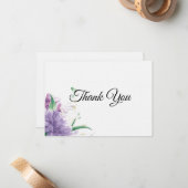 Leinenpapier-Flasche Vielen Dank Note Card Mitteilungskarte (Vorderseite/Rückseite Beispiel)