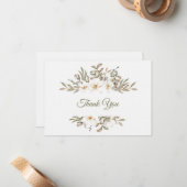 Leinenpapier-Flasche Vielen Dank Note Card Mitteilungskarte (Vorderseite/Rückseite Beispiel)