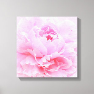 Leinenschrift in zartem Rosa Leinwanddruck