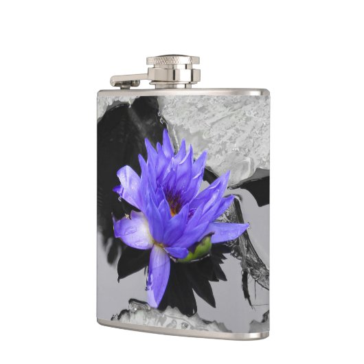 Leinenwasserlilie Flachmann (Links)