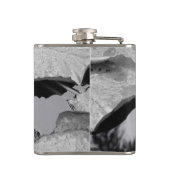 Leinenwasserlilie Flachmann (Rückseite)