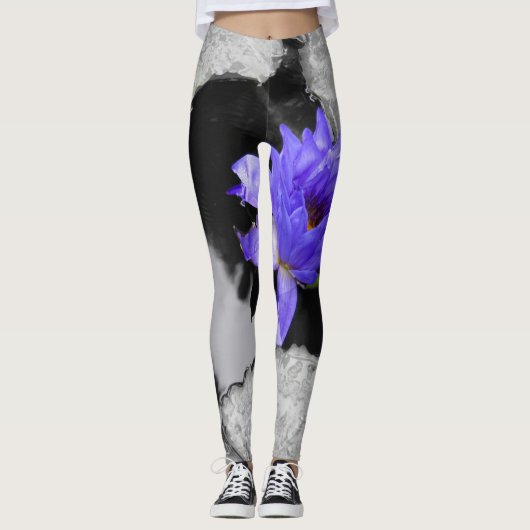 Leinenwasserlilie Leggings (Vorderseite)