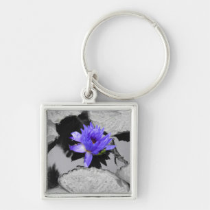 Leinenwasserlilie Schlüsselanhänger